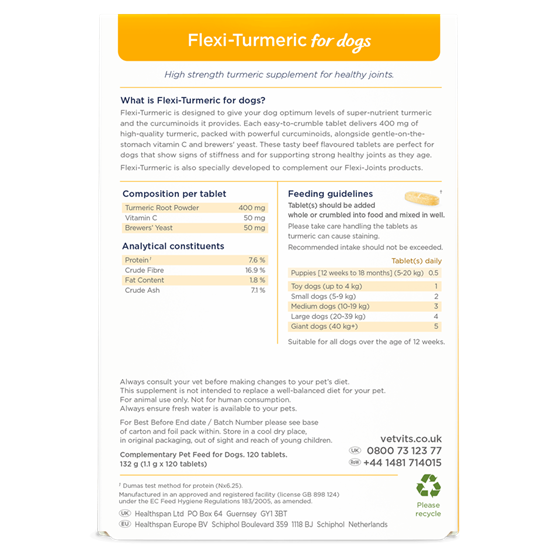 Flexi−Turmeric for Dogs 