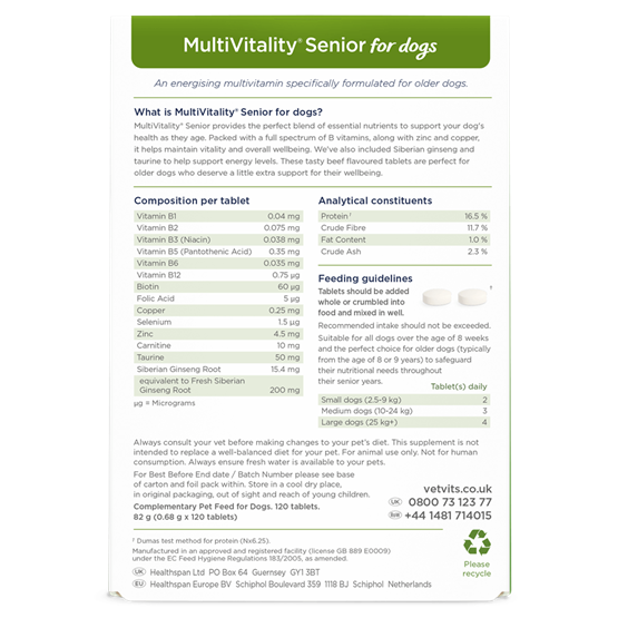 MultiVitality® Senior 
